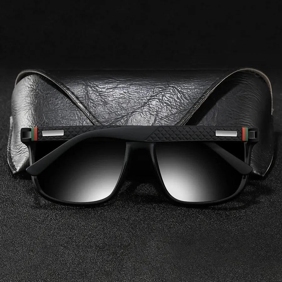 Gafas de sol cuadradas polarizadas para hombre y mujer, material policarbonato, proteccion UV400