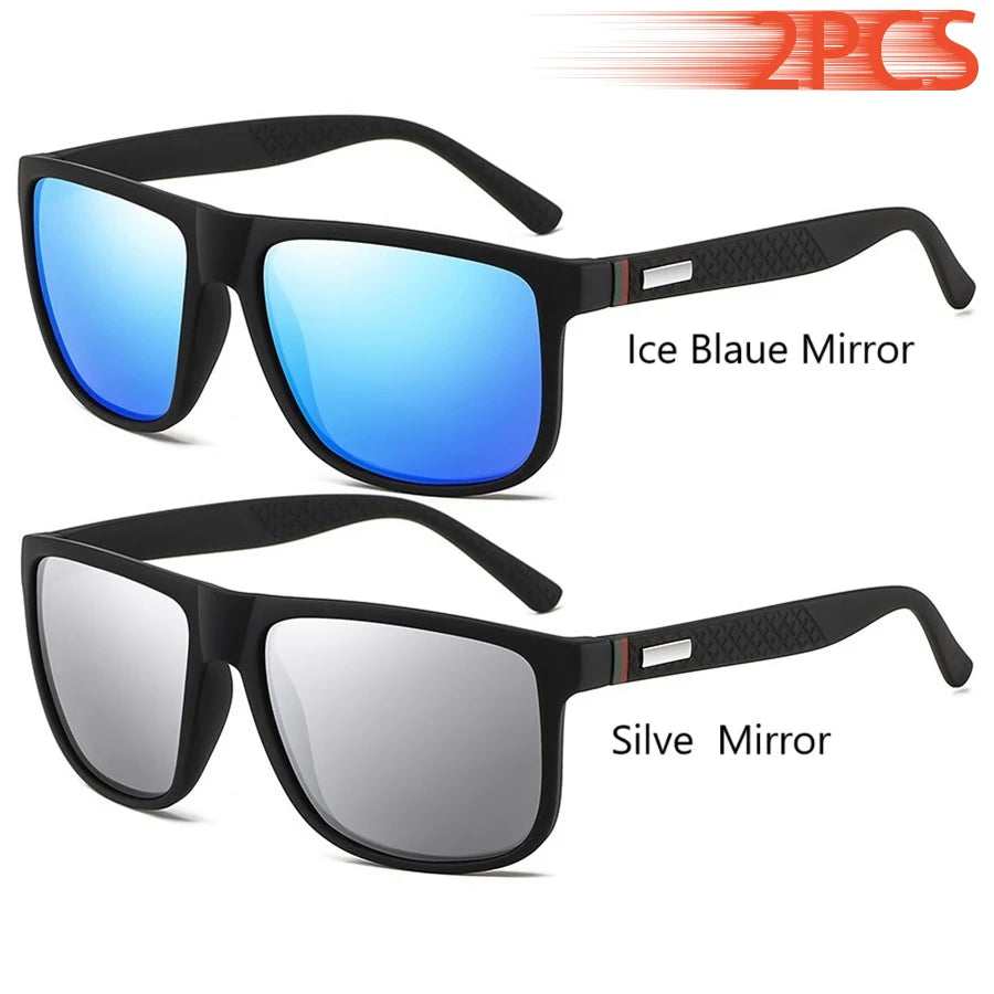 Gafas de sol cuadradas polarizadas para hombre y mujer, material policarbonato, proteccion UV400