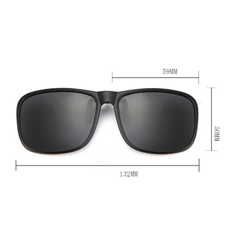 Micas de sol estilo clip, abatibles ajuste perfecto para lentes graduados, protección 400UV.
