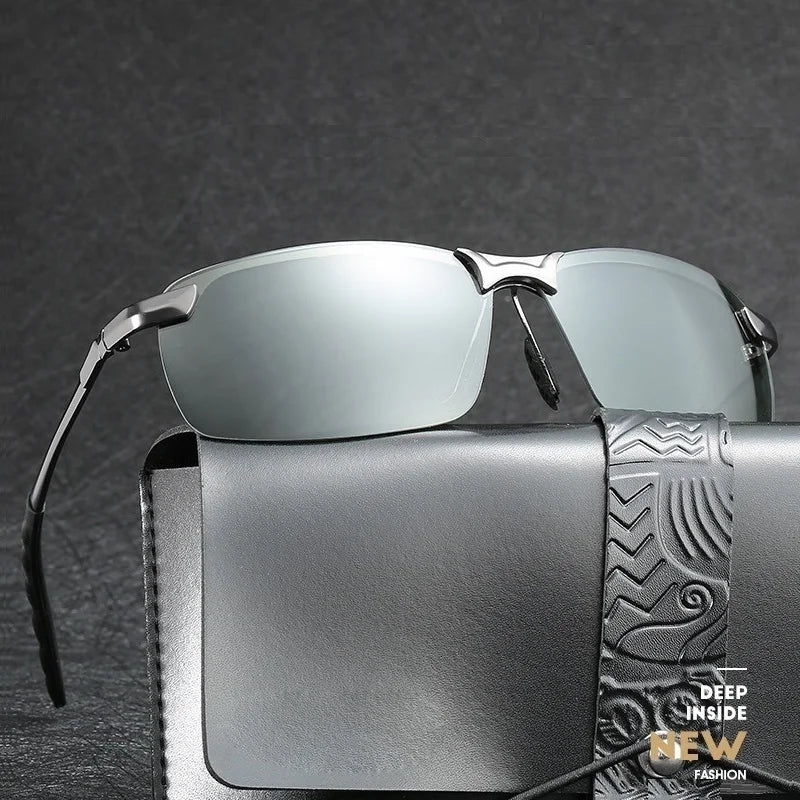 Gafas de sol polarizadas fotocromatico ideal para conducir, cambian de color según intensidad de luz, UV400.