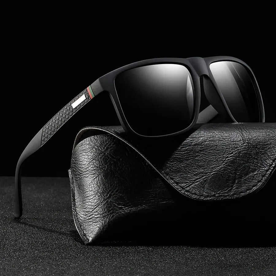 Gafas de sol cuadradas polarizadas para hombre y mujer, material policarbonato, proteccion UV400