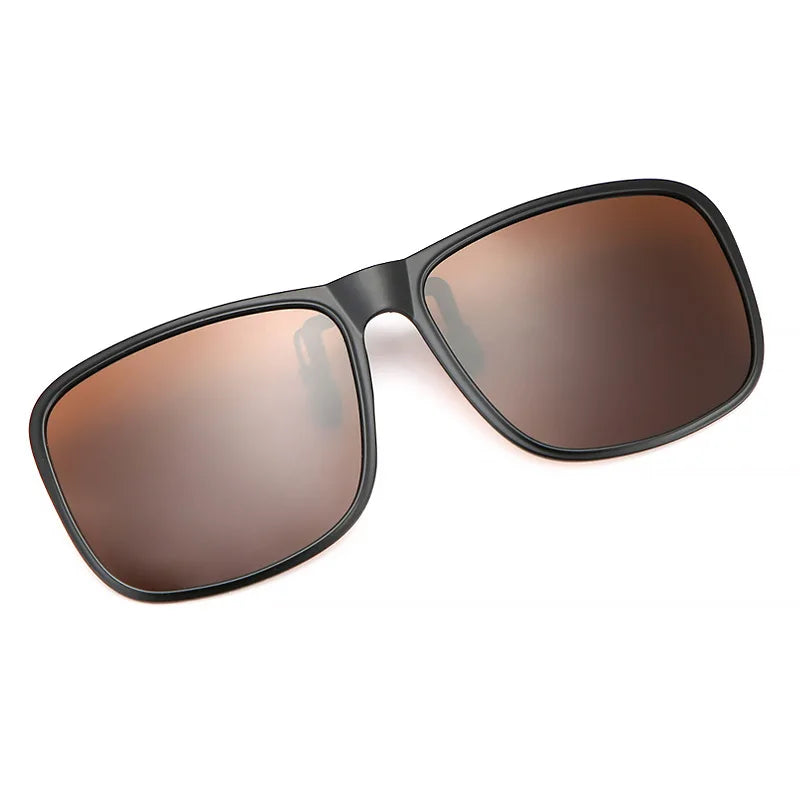 Micas de sol estilo clip, abatibles ajuste perfecto para lentes graduados, protección 400UV.