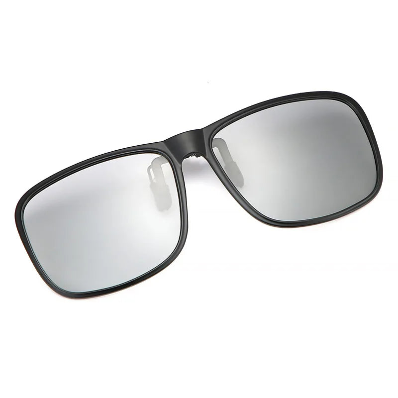 Micas de sol estilo clip, abatibles ajuste perfecto para lentes graduados, protección 400UV.