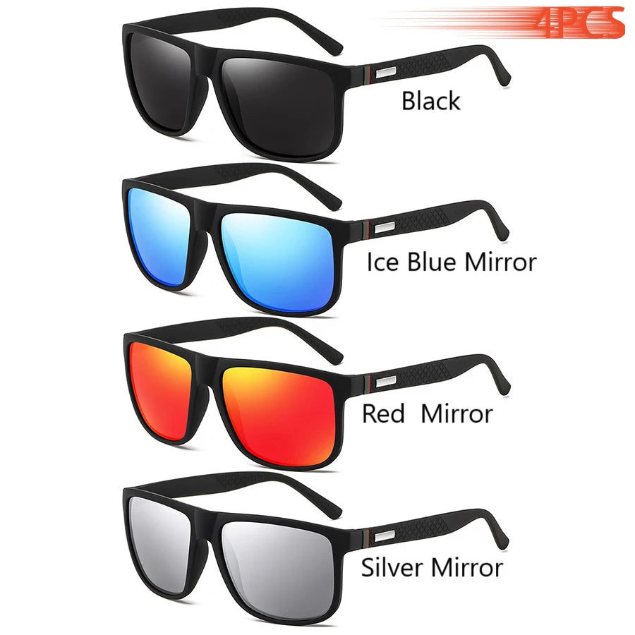 Gafas de sol cuadradas polarizadas para hombre y mujer, material policarbonato, proteccion UV400