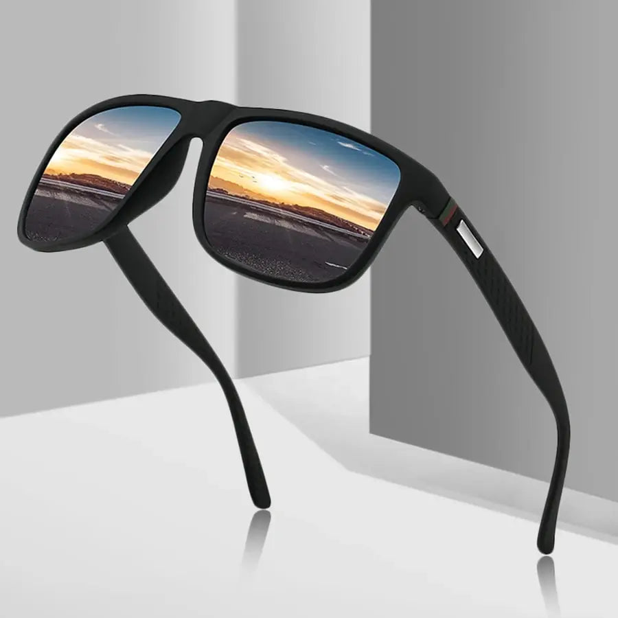 Gafas de sol cuadradas polarizadas para hombre y mujer, material policarbonato, proteccion UV400