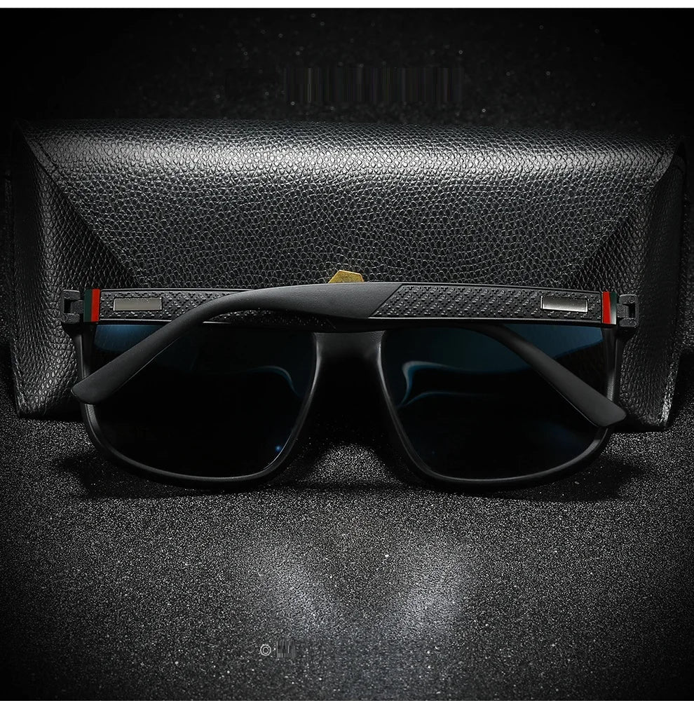 Gafas de sol cuadradas polarizadas para hombre y mujer, material policarbonato, proteccion UV400