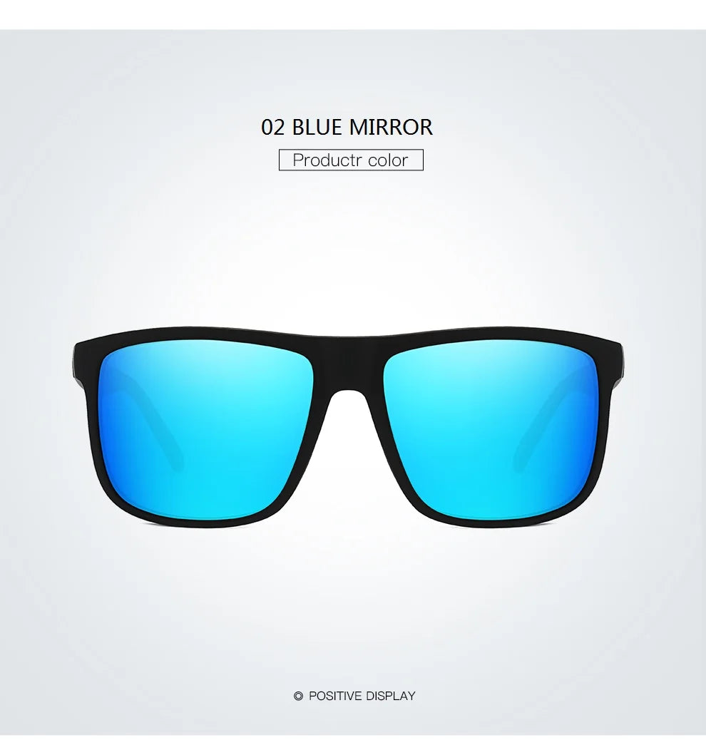 Gafas de sol cuadradas polarizadas para hombre y mujer, material policarbonato, proteccion UV400