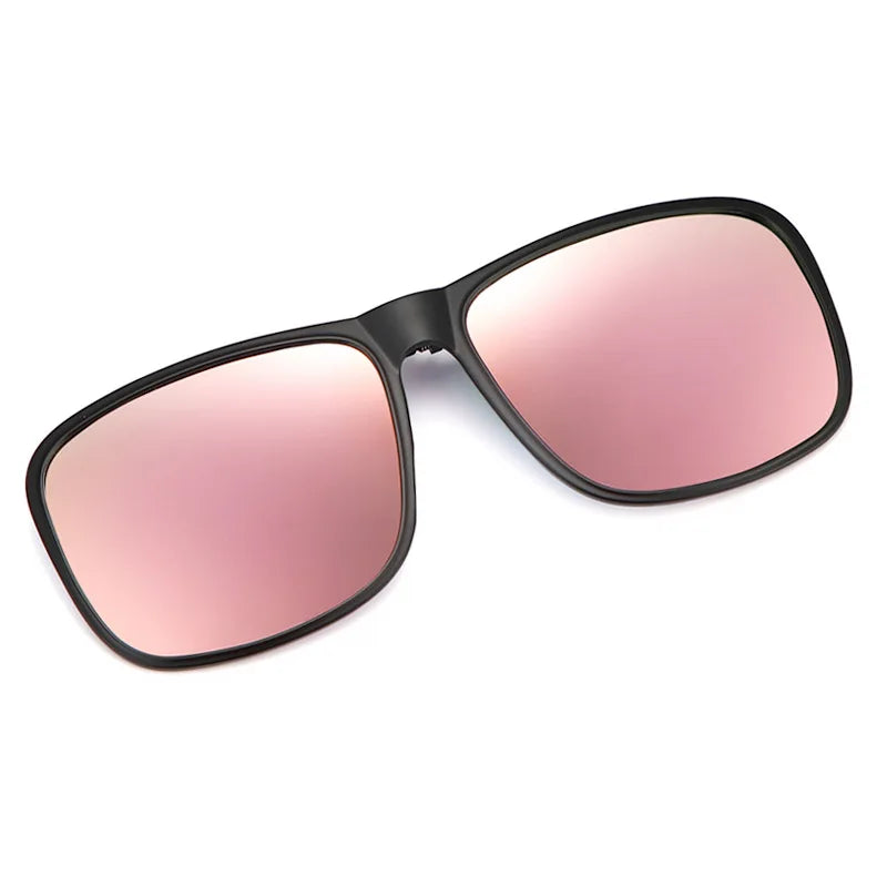 Micas de sol estilo clip, abatibles ajuste perfecto para lentes graduados, protección 400UV.