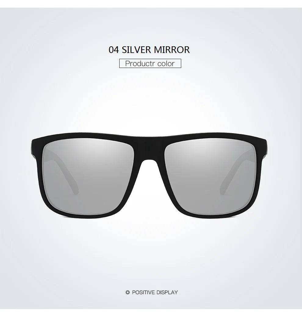 Gafas de sol cuadradas polarizadas para hombre y mujer, material policarbonato, proteccion UV400
