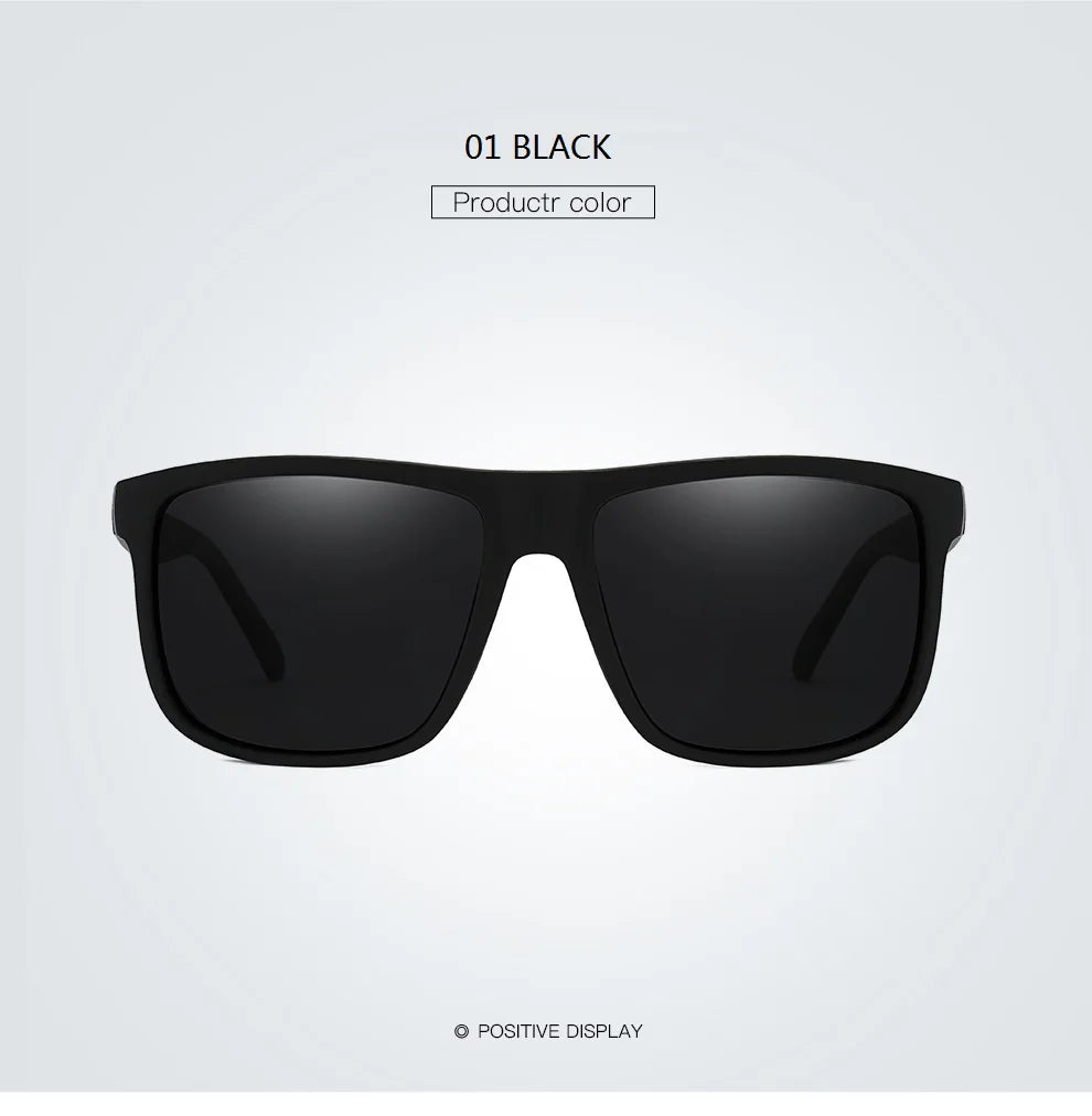 Gafas de sol cuadradas polarizadas para hombre y mujer, material policarbonato, proteccion UV400