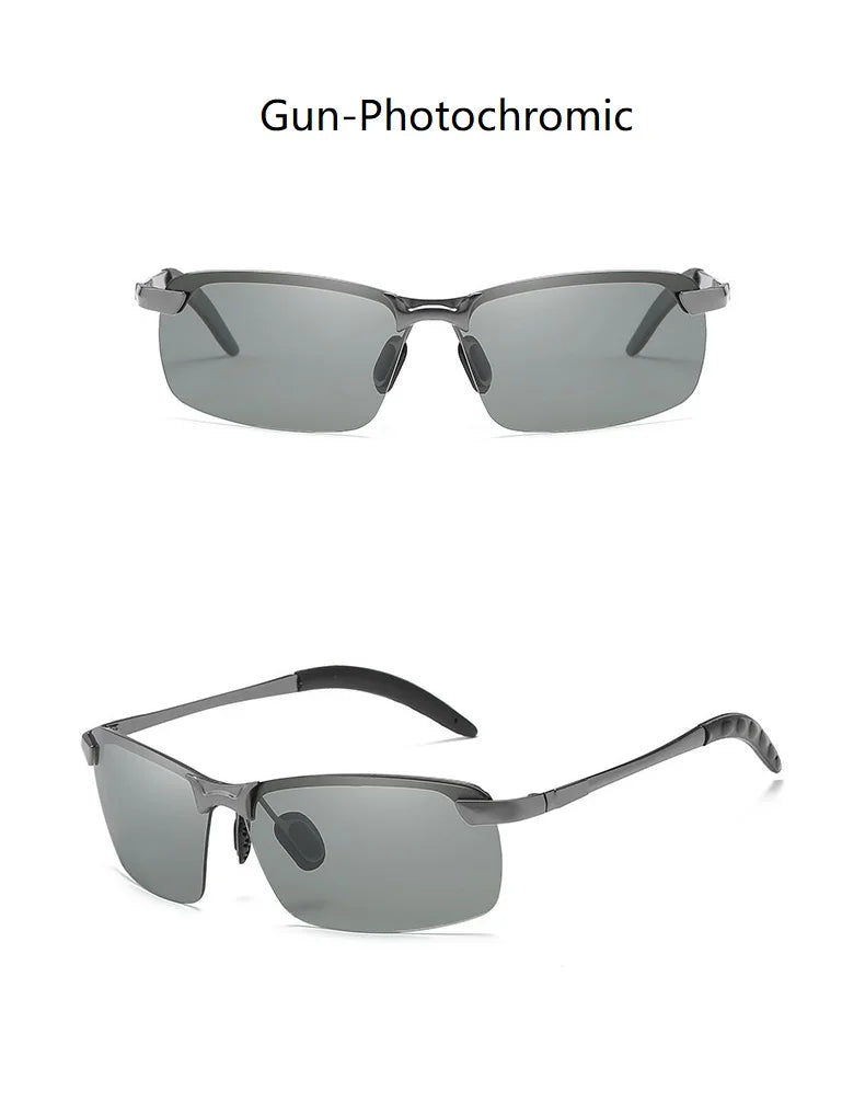 Gafas de sol polarizadas fotocromatico ideal para conducir, cambian de color según intensidad de luz, UV400.