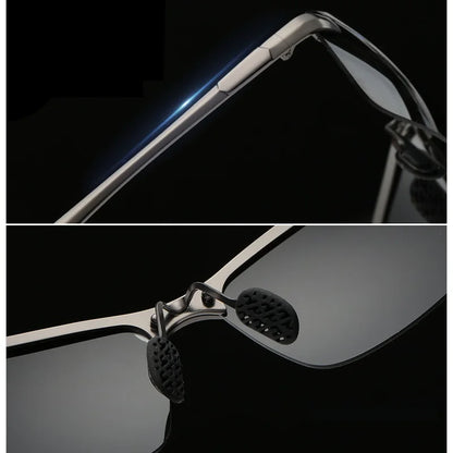 Gafas de sol polarizadas fotocromatico ideal para conducir, cambian de color según intensidad de luz, UV400.