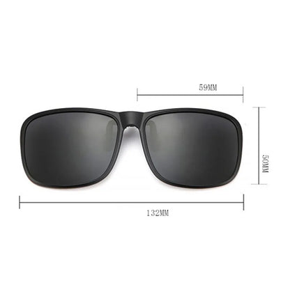 Micas de sol estilo clip, abatibles ajuste perfecto para lentes graduados, protección 400UV.
